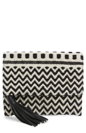 Rebecca Minkoff Sol Foldover Tassel Clutch -