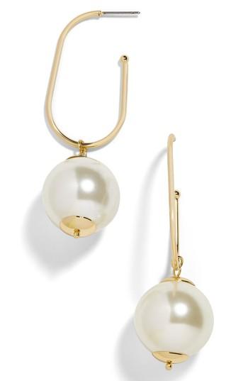 Women's Baublebar Shelby Imitation Pearl Drop Earrings