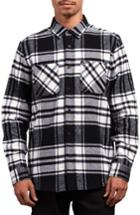 Men's Volcom Shader Flannel Shirt - White