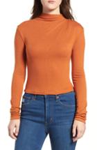 Women's Hinge Pointelle Knit Button Cuff Top - Black