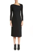 Women's Burberry Fabiana Slash Neck Panel Dress - Black