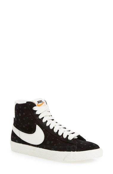 Women's Nike 'blazer' Vintage High Top Basketball Sneaker M - Black