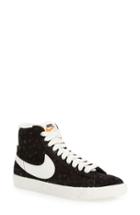 Women's Nike 'blazer' Vintage High Top Basketball Sneaker M - Black