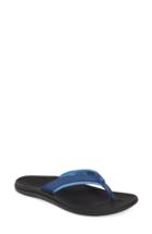 Women's Olukai Punua Flip Flop M - Blue