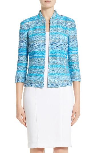 Women's St. John Collection Imani Tweed Knit Jacket