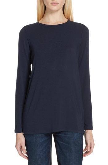 Women's Eileen Fisher Tencel Lyocell Blend Top - Blue