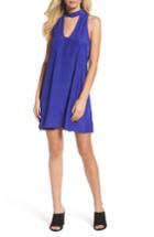 Women's A By Amanda Choker Neck Shift Dress