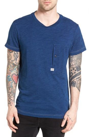 Men's G-star Raw Stalt Pocket T-shirt - Blue