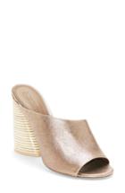 Women's Mercedes Castillo Kuri Sandal .5 M - Metallic