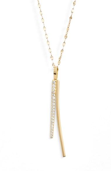Women's Lana Jewelry 'elite - Electric Flawless' Bar Pendant Necklace