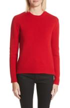 Women's Valentino Rockstud Cashmere Sweater - Red