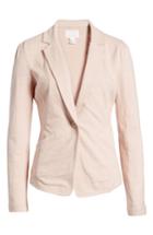Petite Women's Caslon Knit One-button Blazer - Pink