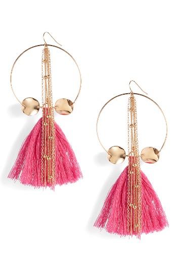 Women's Ettika Tassel Hoop Earrings