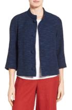Women's Eileen Fisher Rys Woven Cotton Jacket