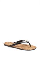Women's Michael Michael Kors 'jet Set' Jelly Flip Flop M - Black