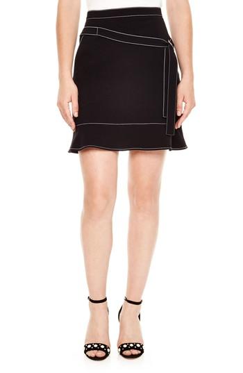 Women's Sandro Bakene Topstitch Belted Skirt