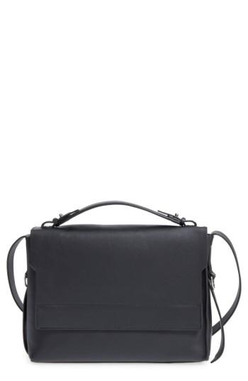 Allsaints 'paradise' Leather Shoulder Bag - Black