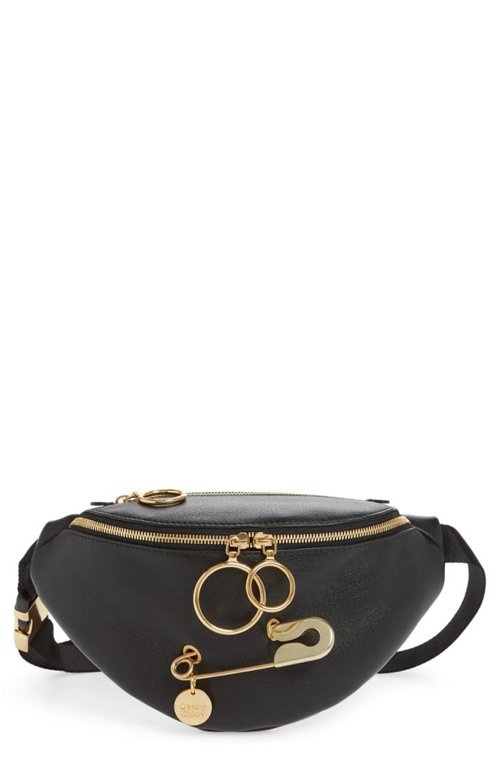 See By Chloe Mindy Leather Belt Bag - Black
