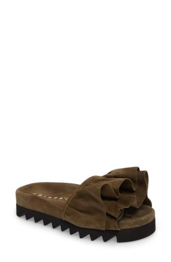 Women's Joshua Sanders Slide Sandal .5us / 35eu - Green