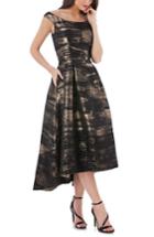 Women's Carmen Marc Valvo Infusion Brocade Off The Shoulder Dress
