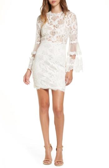 Women's Lioness Chancellor Lace Minidress - White