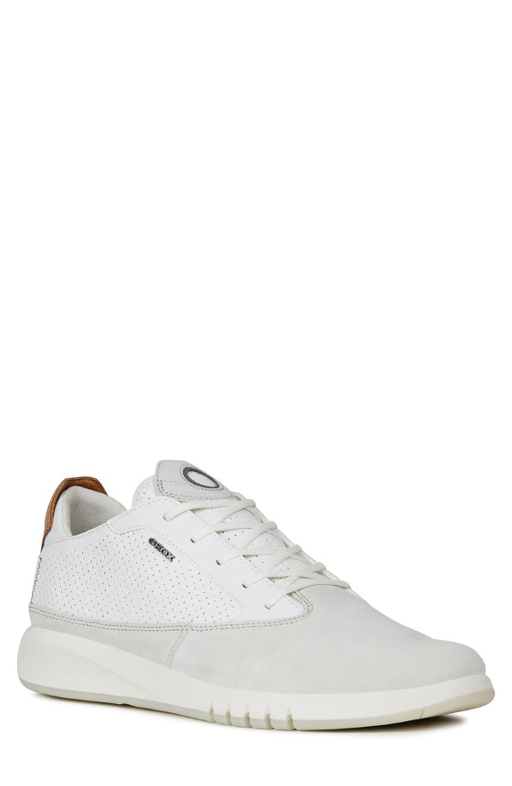 Men's Geox Aerantis 2 Sneaker Us / 39eu - White