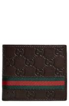 Men's Gucci Leather Wallet - Brown