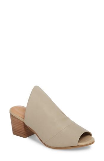 Women's Charles By Charles David Yanna Block Heel Slide Sandal .5 M - Grey