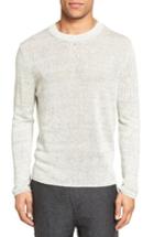 Men's Vince Raw Hem Sweater - Grey