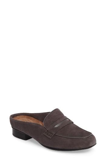 Women's Clarks Keesha Donna Loafer Mule .5 M - Grey