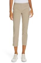 Women's Theory Classic Stretch Cotton Skinny Pants - Beige