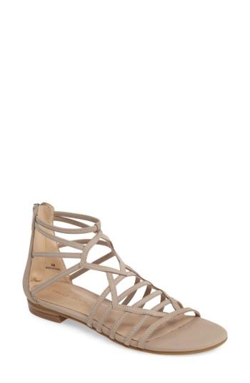 Women's Pelle Moda Brazil Strappy Sandal M - Beige