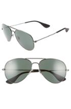 Men's Ray-ban Pilot 58mm Sunglasses - Matte Black