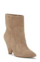 Women's Vince Camuto Regina Cone Heel Bootie .5 M - Beige
