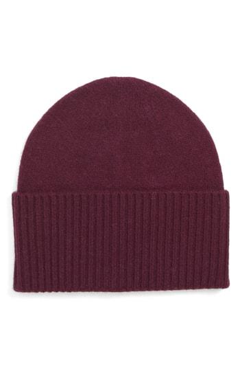 Women's Frye Wool Beanie - Purple