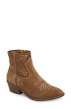 Women's Lucky Brand Floriniah Bootie .5 M - Brown