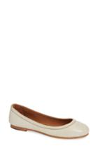 Women's Frye 'carson' Ballet Flat .5 M - Ivory