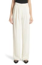 Women's Magda Butrym Pleated Pants Us / 34 Fr - Ivory