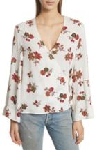 Women's A.l.c. Ray Silk Wrap Top - Ivory