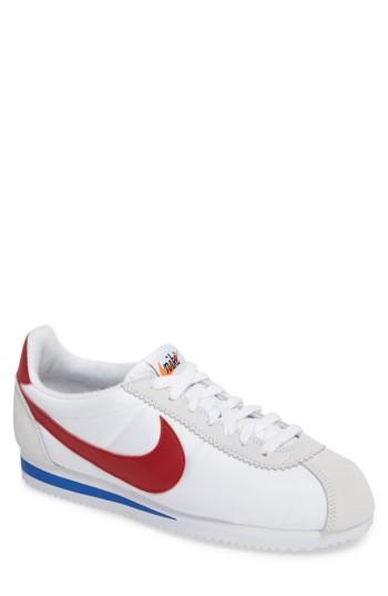 Men's Nike Classic Cortez Premium Sneaker .5 M - White
