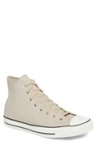 Men's Converse Chuck Taylor All Star Leather High Top Sneaker M - Beige