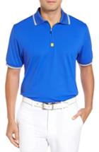 Men's Bobby Jones Xh20 Solid Stretch Golf Polo, Size - Blue