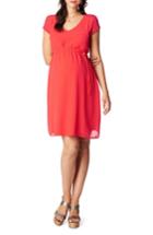 Women's Noppies Noelle Maternity Dress, Size - Coral