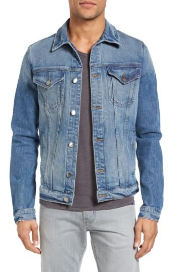 Men's Frame L'homme Denim Jacket, Size - Blue