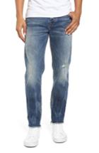 Men's True Religion Brand Jeans Finn Frayed Skinny Fit Jeans X - Blue