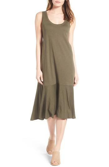Women's Caslon Drop Waist Jersey Dress, Size - Green