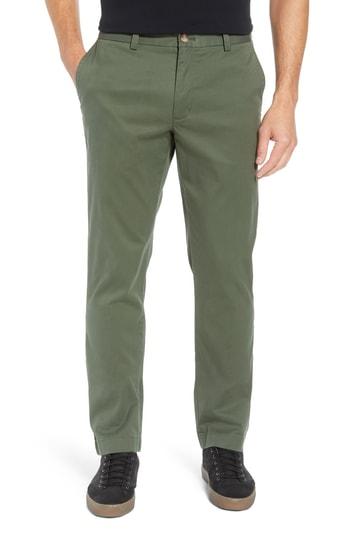 Men's Vineyard Vines Breaker Flat Front Stretch Cotton Pants X 30 - Green