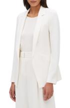 Women's Lafayette 148 New York Luther Finesse Crepe Jacket - White