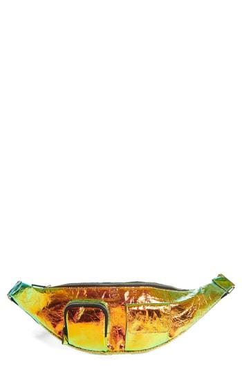 Avec La Troupe Major Hologram Convertible Belt Bag - Black