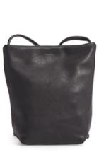 Baggu Leather Crossbody Bag - Black